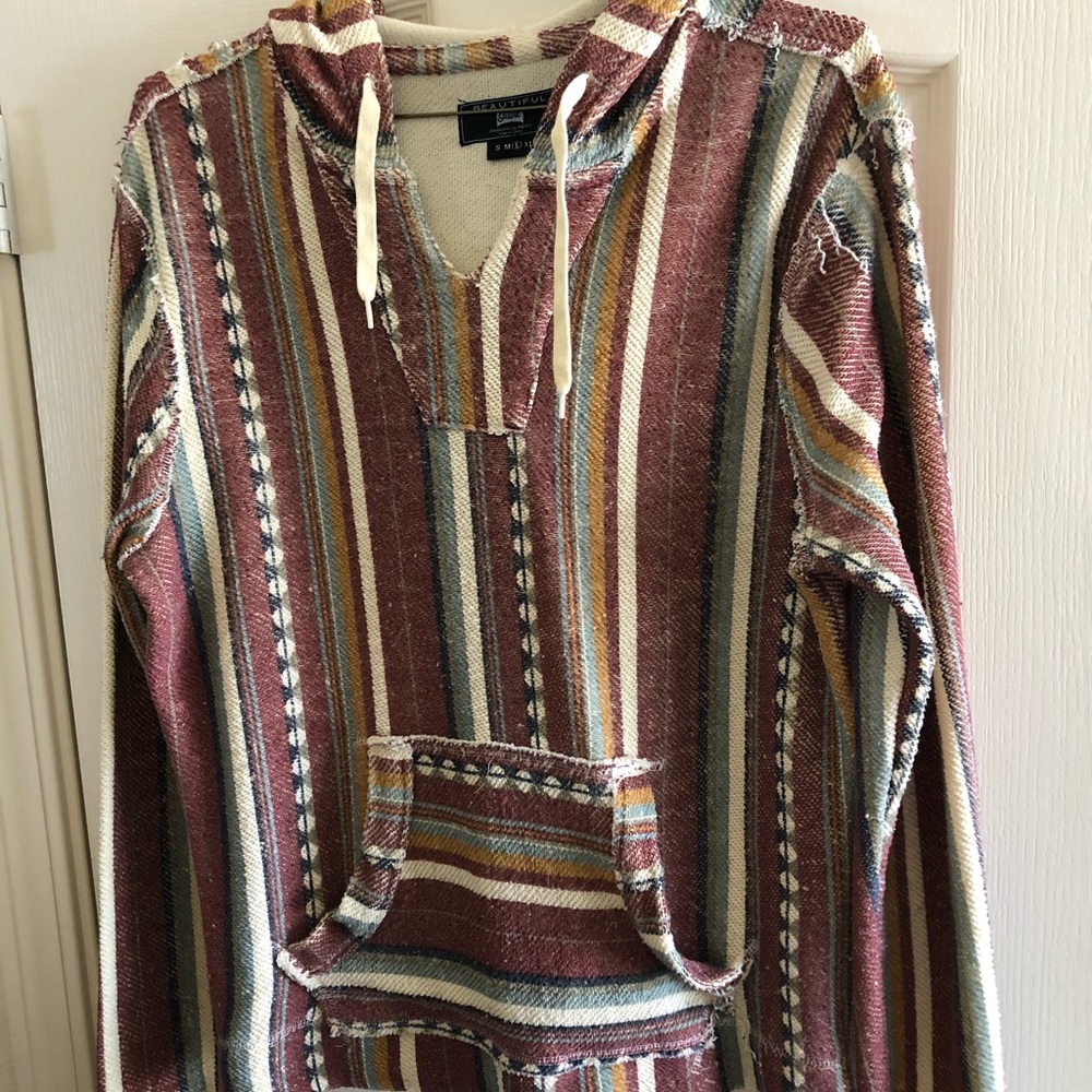 Beautiful giant poncho brand new boho chic